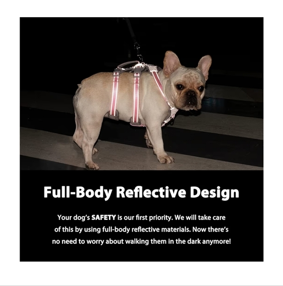 Escape Proof Reflective Dog Harness Size Small - Picture 7 of 11